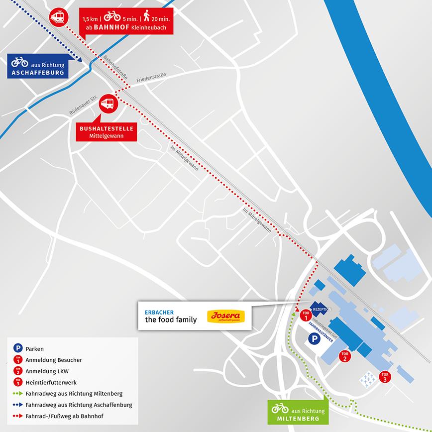 Anfahrt mit öffentlichen Verkehrsmitteln
