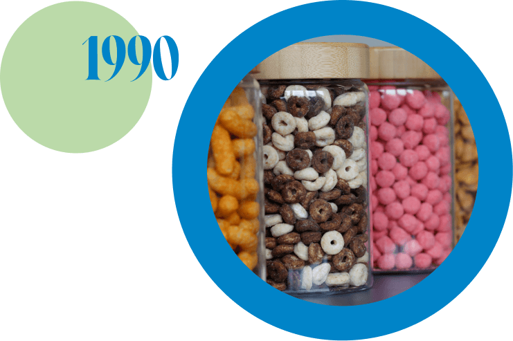 1990 - Start der Lebensmittelproduktion