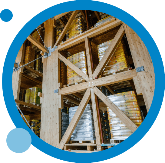 Local wood warehouse