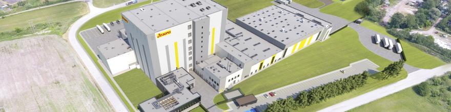 Visualisation of the new Josera Petfood fatory
